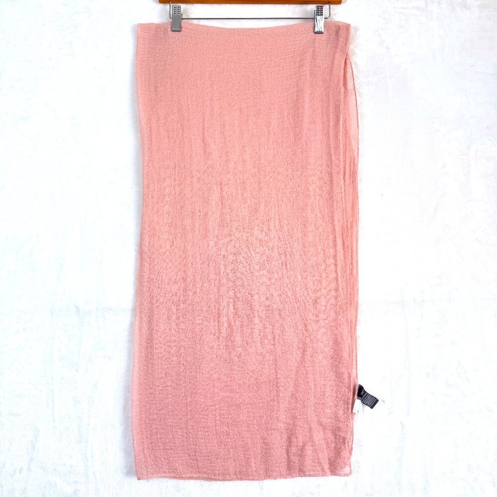 INSECT SHIELD Gauzy Summer Repellent Lightweight Rectangular Scarf Pink 32 x 69"